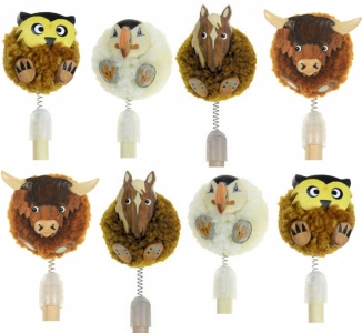 5004P-Mix Pencils Pom Poms  (Pack Size 36) Price Breaks Available